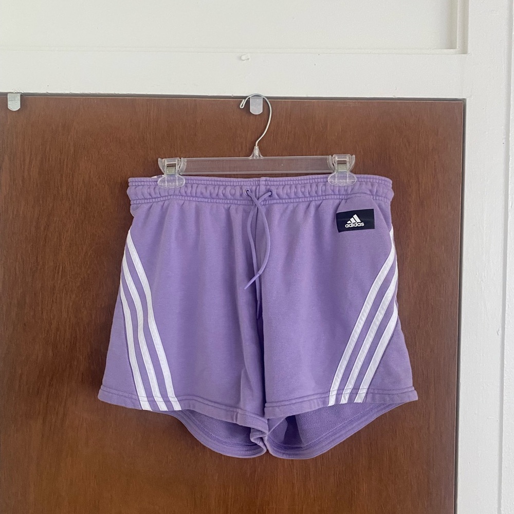 Adidas Purple Athleisure Shorts